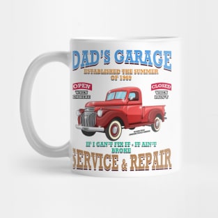 Dad's Garage Classic Car Racing Hot Rod Novelty Gift Mug